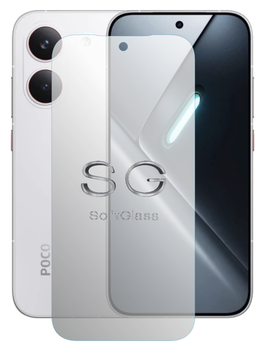 Плівка для Poco X8 Pro на екран зносостійка поліуретанова SoftGlass
