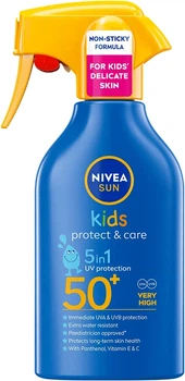 Spray przeciwsłoneczny dla dzieci Nivea Kids Protect & Care SPF50+ 250 ml (6001051006700)