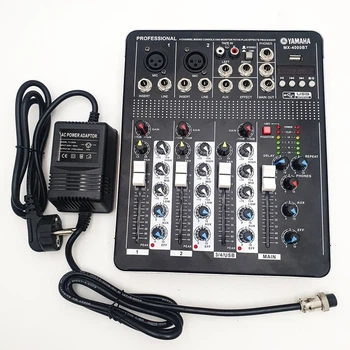 Активный 4-канальный аудиомикшер UKC Mixer BT 4000 с Bluetooth 2380