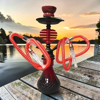 Кальян Hookah Dafna 0151-2 Red высотой 36 см на 2 персоны