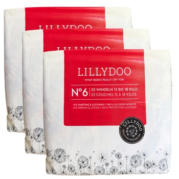 Подгузники LILLYDOO 6 (13-18 кг), 69 шт