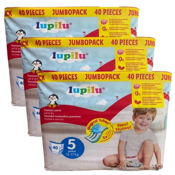 Подгузники-трусики Lupilu Soft Dry 5 (12-17 кг) 120 шт