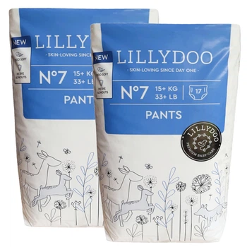 Подгузники-трусики LILLYDOO 7 (15+ кг), 34 шт