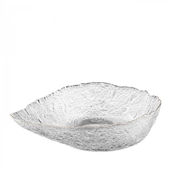 Салатник Ardesto Leaf 21.5 см скло прозорий (AR5009)