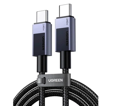 Кабель UGREEN L513 USB-C to USB-C 240W PD Cable 1m Black (45067)