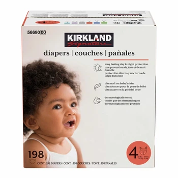 Підгузки Kirkland- 4розмір (198шт)