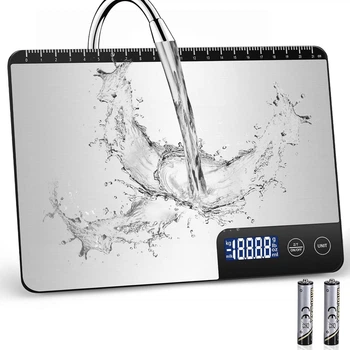 Кухонные весы Drcowu электронные до 15 кг с LCD дисплеем