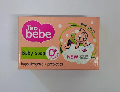 Дитяче тверде мило Teo Bebe 75 г алое вера 0+