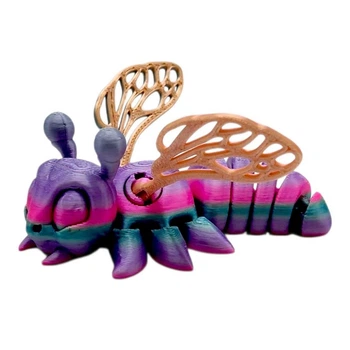 Друкована 3D фігурка бджола, у боксі (РОЖЕВИЙ), 3D друк MIC (297766)