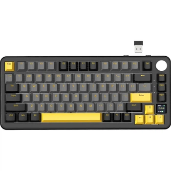 Клавиатура Attack Shark X85 Pro RGB Linear Blueberry Switch Wireless Starry Black (AS-6972792470368-SB-UA) [166731]