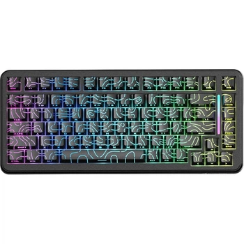 Клавиатура Attack Shark X82 Pro RGB HE Magnetic Switch Wireless Black Contour Line (AS-6972792470696-BCL) [166726]