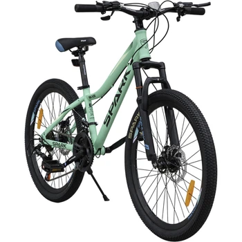 Велосипед SPARK SKADI (колеса - 24", сталева рама - 12") М'ятний