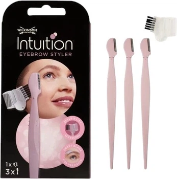 Trymer do brwi Wilkinson Sword Intuition 3 szt + nasadka do stylizacji (4027800178100)