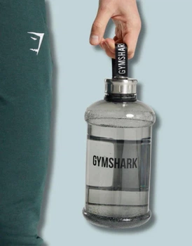 Бутылка для воды Gymshark 195474 unisex черная