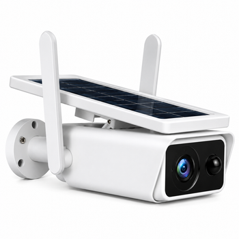 Вулична автономна IP Wifi камера відеонагляду iCsee, 5MP із вбудованою сонячною панеллю