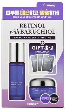 Zestaw do twarzy SKIN627 Retinol With Bakuchiol serum 50 ml + krem 50 g + maseczki 3 x 22 ml (8809696984753)