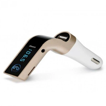 Автомобильный FM трансмиттер G7 Bluetooth модулятор с USB и поддержкой hands-free