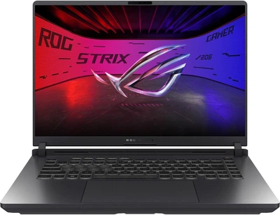 Ноутбук ASUS ROG Strix G16 (90NR0N71-M00070|520M2), Intel Core i5-13450HX / 16″ / 165 Гц / RAM 16 ГБ DDR5 / SSD 512 ГБ + 2 ТБ / RTX 5050 / Windows 11 Home / Темно-сірий