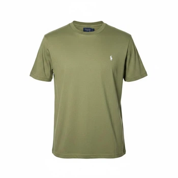 Мужская футболка Ralph Lauren Essential Cotton Jersey T-Shirt оливковая, размер XL (RL13003.7XL)