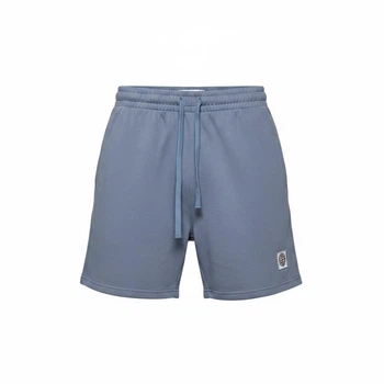 Мужские шорты в стиле Stone Island Compass Embroidered Brushed Cotton Fleece Shorts, Avio Blue/Purple размер M (SI18001.4M)