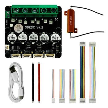 Контроллер SEQURE ODESC V4.2 Single BLDC FOC 8–56V, для робототехники и двигателей с датчиками Холла