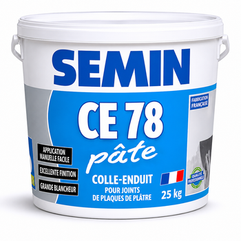 Готовая финишная шпатлевочная смесь Semin CE 78 PATE 25 кг