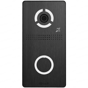 IP-відеопанель з індукційною петлею BAS-IP AV-04SDI 2Мп 100° QR PoE, Black