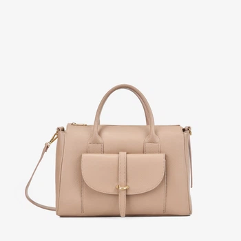 Сумка женская кожаная тоут большая Regina Notte Tote 4286 Пудра