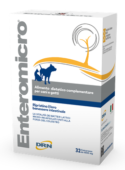 Probiotyk Nextmune ENTEROMICRO COMPLEX dla psa i kota 32 tabletki (8032644300934)