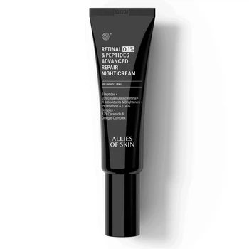 Ночной антивозрастной крем с ретиналем 0,1% Allies of Skin Retinal & Peptides Advanced Repair Night Cream, 20 мл