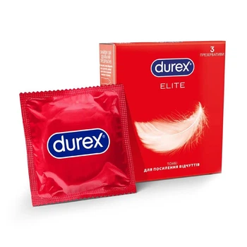 Презервативи Durex Elite ультратонкі 3 шт.