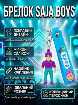 Брелок Saja Boys Саджа бойс Кейпоп охотницы на демонов K-Pop Demon Hunters Huntr/x детский на рюкзак, ключи игрушка 7 см