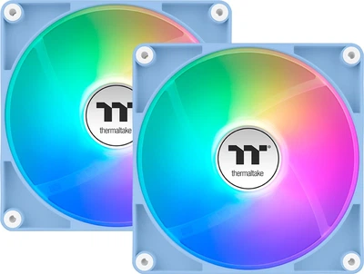 Zestaw wentylatorów Thermaltake CT140 ARGB Hydrangea Blue (2-Fan Pack) (CL-F203-PL14BU-A)