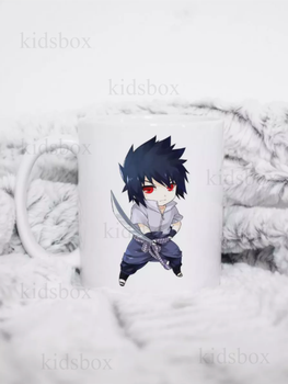 Кружка Наруто Саске Чиби с принтом керамическая чашка Naruto Sasuke Uchiha 330 мл Uk_118