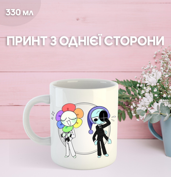 Кружка У Світі Денді Roblox Dandy's World з принтом керамічна чашка 330 мл Uk_635