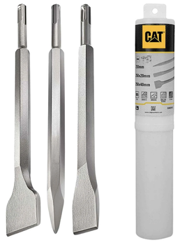Zestaw dłut CAT DA03903 SDS Plus 3 szt. (6943475892968)
