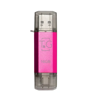 USB-накопичувач c Type C 2.0 флешка на 16Gb T&G 009 Star series Fuchsia