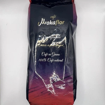 Кава в зернах без кофеїну MokaFlor Descafeinado 1 кг