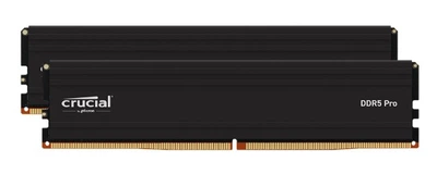 Оперативная память DDR5 128 Gb (5600 MHz) (Kit 64 Gb x 2) Crucial Pro (CP2K64G56C46U5)