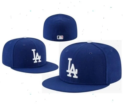 Бейсболка New Era Los Angeles World Series, синяя с вышивкой, обычная