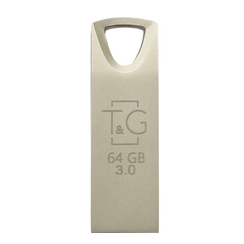 Флеш-накопичувач USB3.0 64GB T&G 117 Metal Series Сріблястий (TG117SL-64G3)