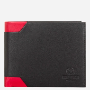 Портмоне чоловіче шкіряне Paolo Peruzzi IN-13-RED Чорне (5903754435973)