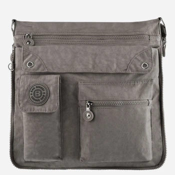 Сумка кросс-боди через плечо женская тканевая средняя Bag Street SP-05-GR Серая (5905567204296)
