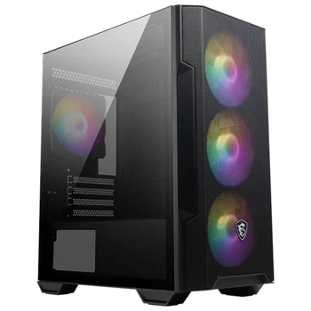Корпус для ПК MSI MAG Forge M100R Mini-Tower без БЖ MicroATX/Mini-ITX ARGB Black