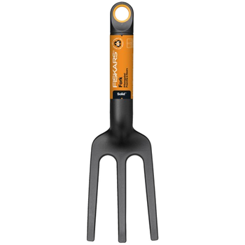 Посадочная вилка Fiskars Solid стеклопластик УФ-защита Черный (1072103)
