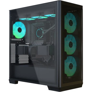 Корпус для ПК APNX Creator C1-R Midi-Tower без БП ATX/MicroATX/Mini-ITX ARGB Black (APCM-CR01243.11)