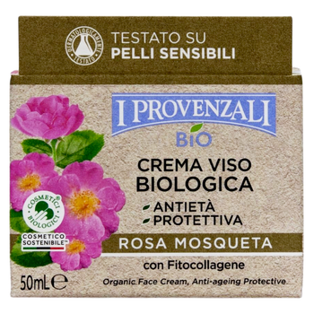 Крем для обличчя антивіковий i provenz.bio rosa cr.a/eta' 50 мл.