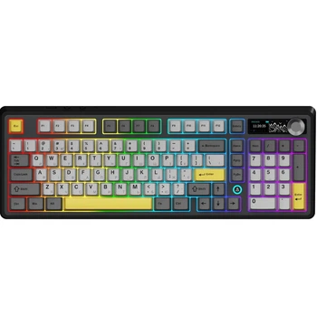 Клавіатура бездротова Ajazz AK980 V2 Maillard Switch Чорний (AK980-V2-M-BGY)