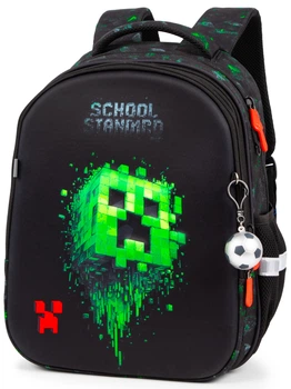 Ортопедический рюкзак школьный для мальчика с Майнкрафт School Standard 38х30х18 см в 1 класс (170-84)