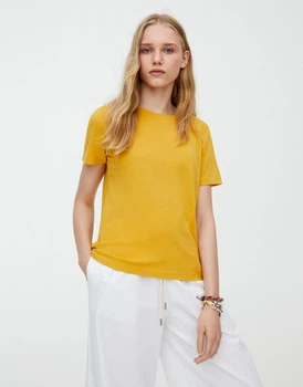 Футболка Pull & Bear гірчичний HAJMZ253 S